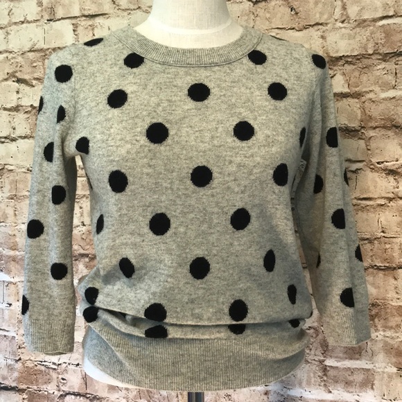 J. Crew Tops - EUC J.Crew polkadot sweater